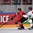 ST. PETERSBURG, RUSSIA - MAY 8: Canada's Matt Dumba #14 stickhandles the puck with Hungary's Istvan Sofron #20 chasing during preliminary round action at the 2016 IIHF Ice Hockey Championship. (Photo by Minas Panagiotakis/HHOF-IIHF Images)

